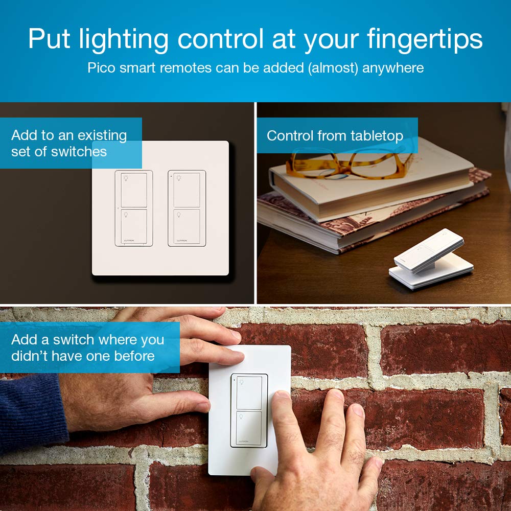Caseta Deluxe Smart Switch Kit; 2 Switches