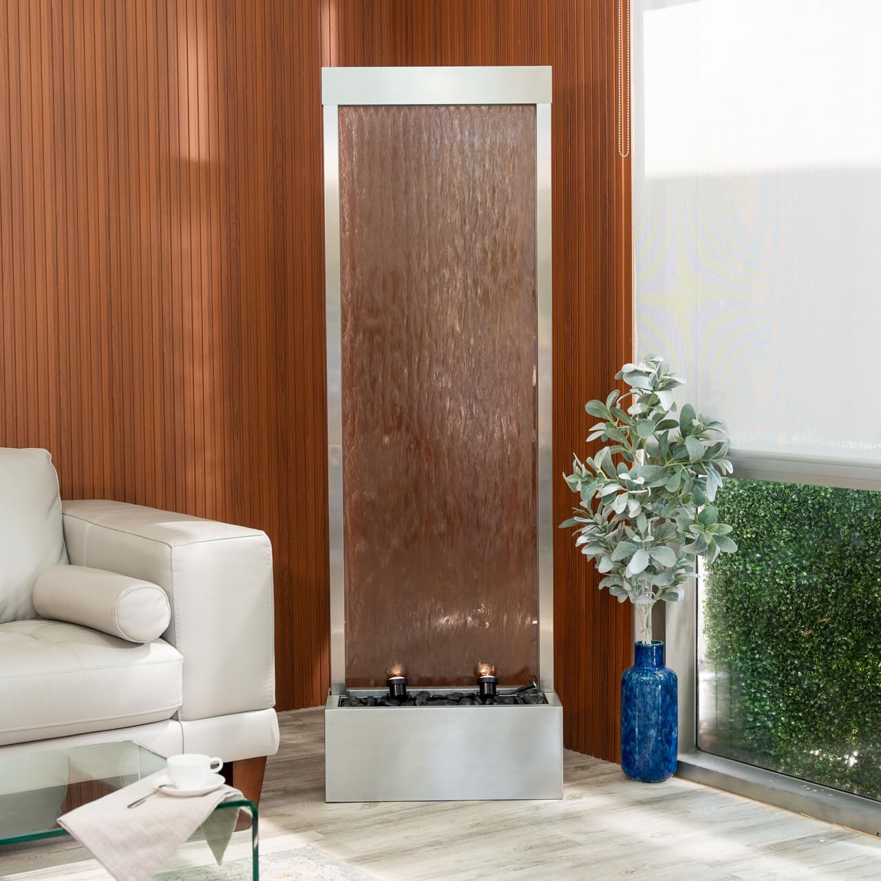 68 in H Freestanding Modern Indoor