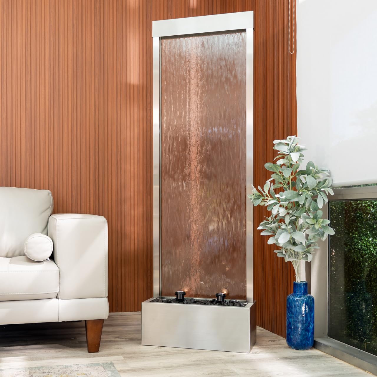 68 in H Freestanding Modern Indoor