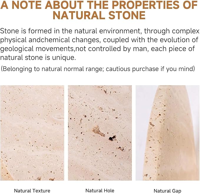 Wabi Sabi Black Natural Stone Pendant Light Travertine Lampshade Nordic Style Solid WoodNatural Yellow Travertine Hanging Lamp Dining Room Kitchens Island Hanging Lights