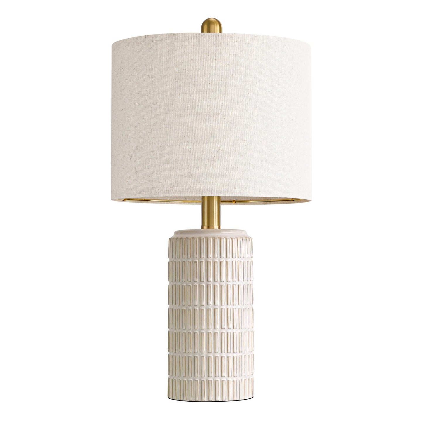21'' Modern Ceramic Table Lamp with Gift Box