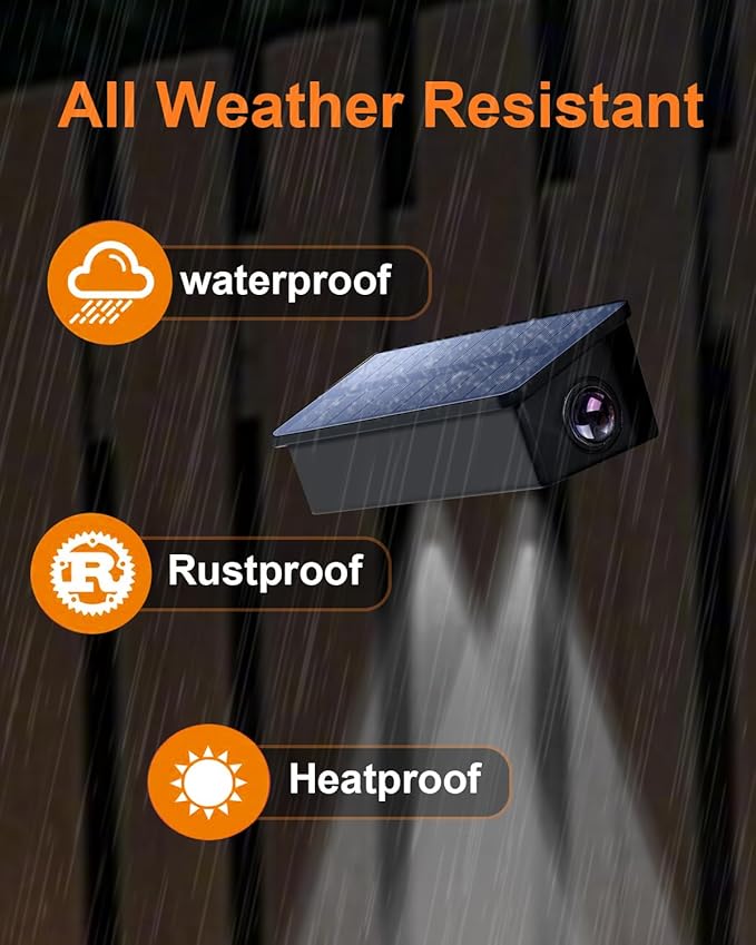 Solar Fence Lights Outdoor Waterproof LED Spot Lens for Step, Wall, Deck, Patio, Yard, Rail, Garage, Pool, Stair, Walkway, Garden Landscaping Enhanced Security Easy Install Cool White 16 pack