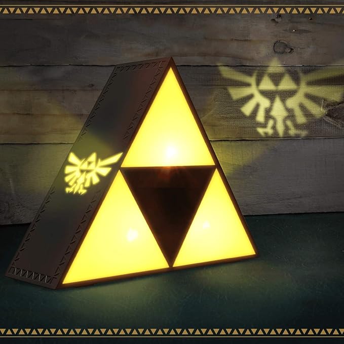 Paladone The Legend of Zelda Triforce Night Light - Decorative Lamp