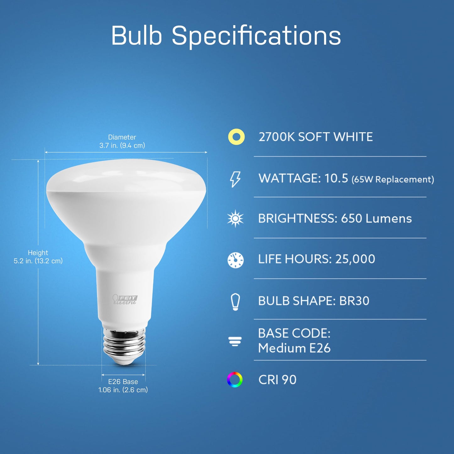 BR30 Smart Flood Light Bulb
