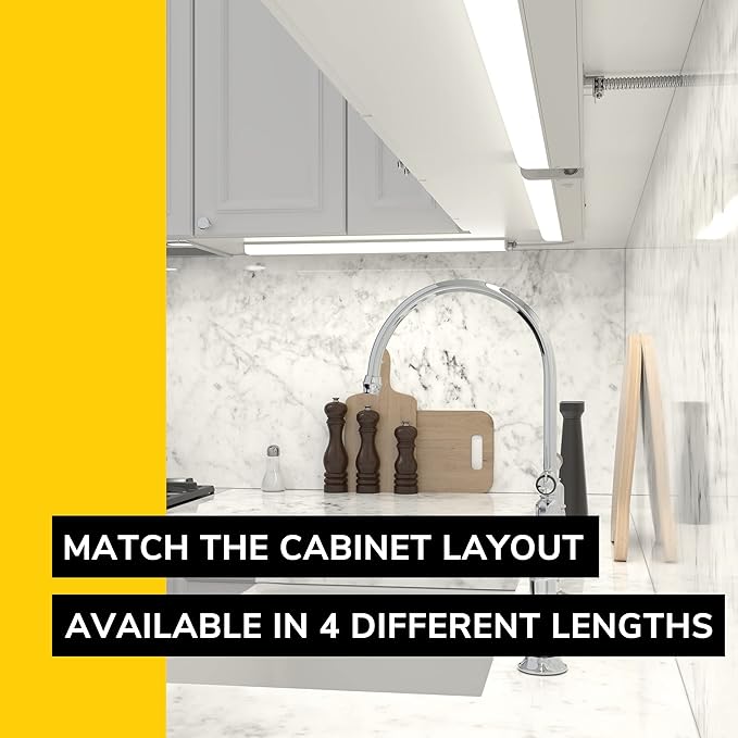Inlight 12-inch Hardwired Only LED Under Cabinet Lighting, Daylight White(5000k), Dimmable, Matte White Finished, ETL Listed, IN-0201-11-WH-50