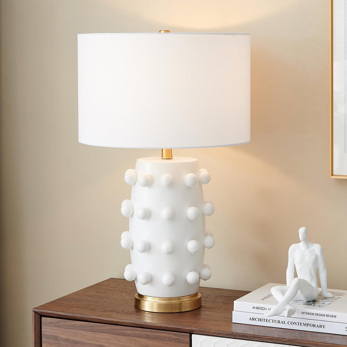 26" Modern 1 Light Table Lamp