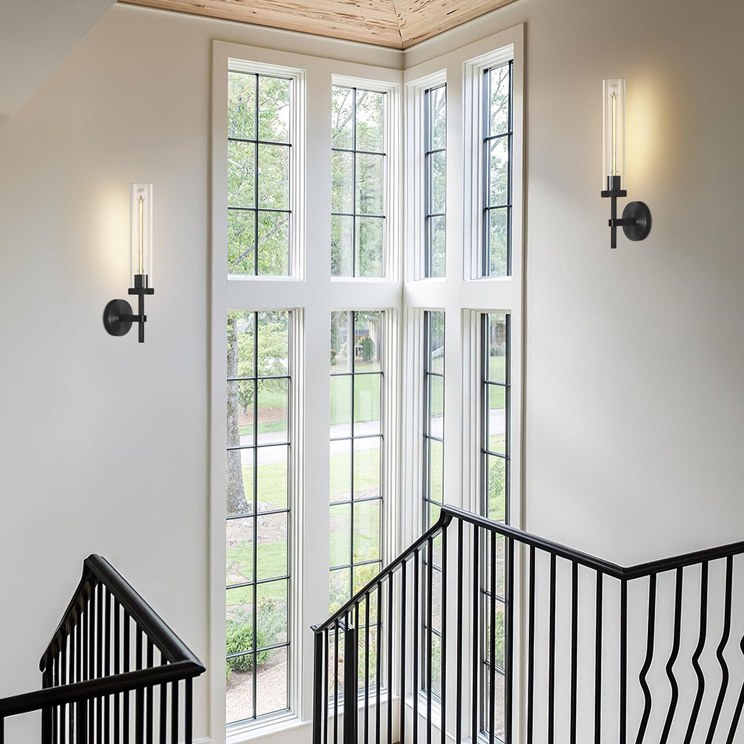 Modern Black Wall Sconces Bathroom Vanity Light Fixtures