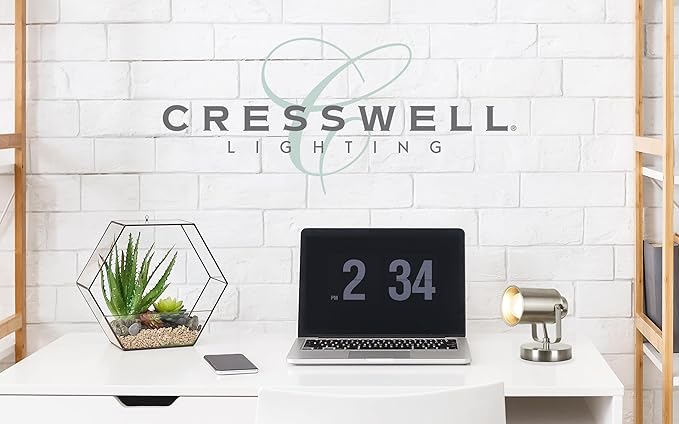 Catalina Lighting Modern Multipurpose Spotlight Desk or Wall Mount Accent Lamp, 6", Dark Bronze, Pack of 1