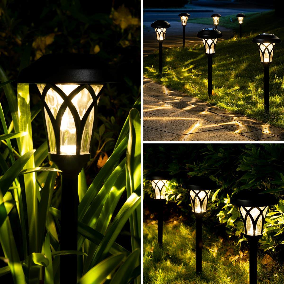 Solar Pathway Lights Outdoor (6 Count)