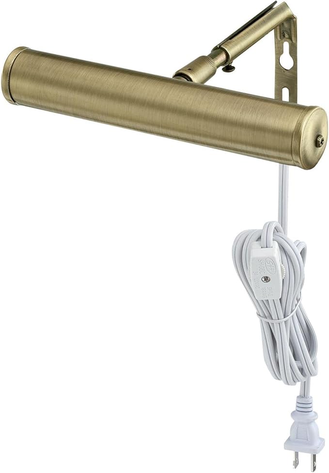 Westinghouse 7505200 7-Inch Slimline Picture Light, Antique Brass, Single,