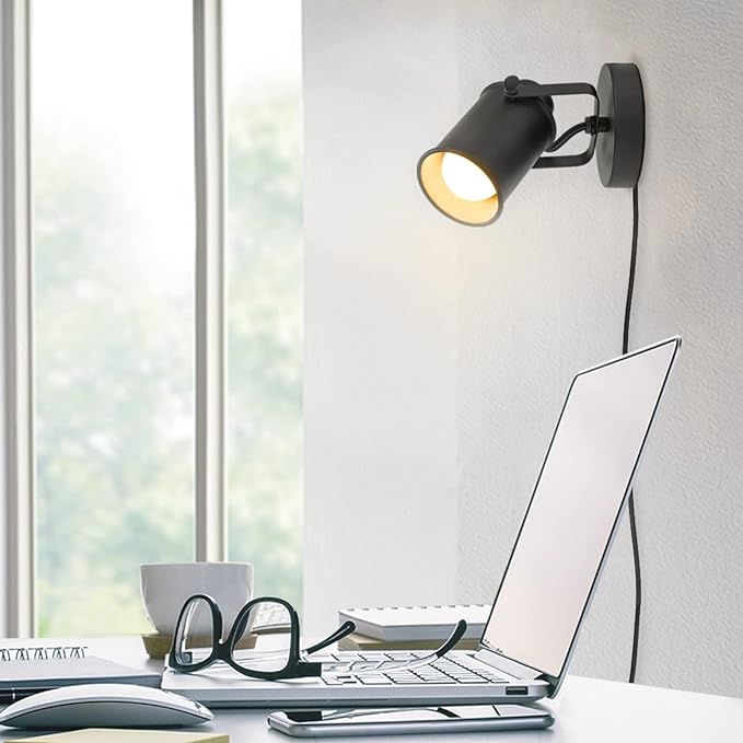 Catalina Lighting Modern Multipurpose Spotlight Desk or Wall Mount Accent Lamp, 6", Dark Bronze, Pack of 1