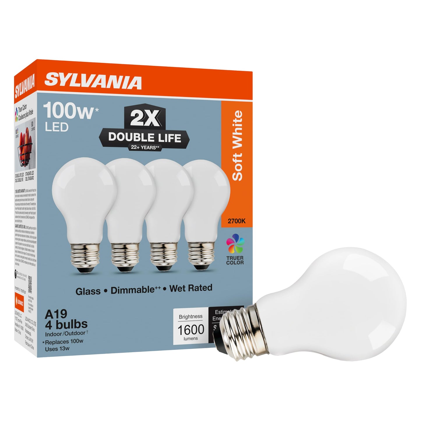 Sylvania Double Life LED Light Bulb (4 Count)