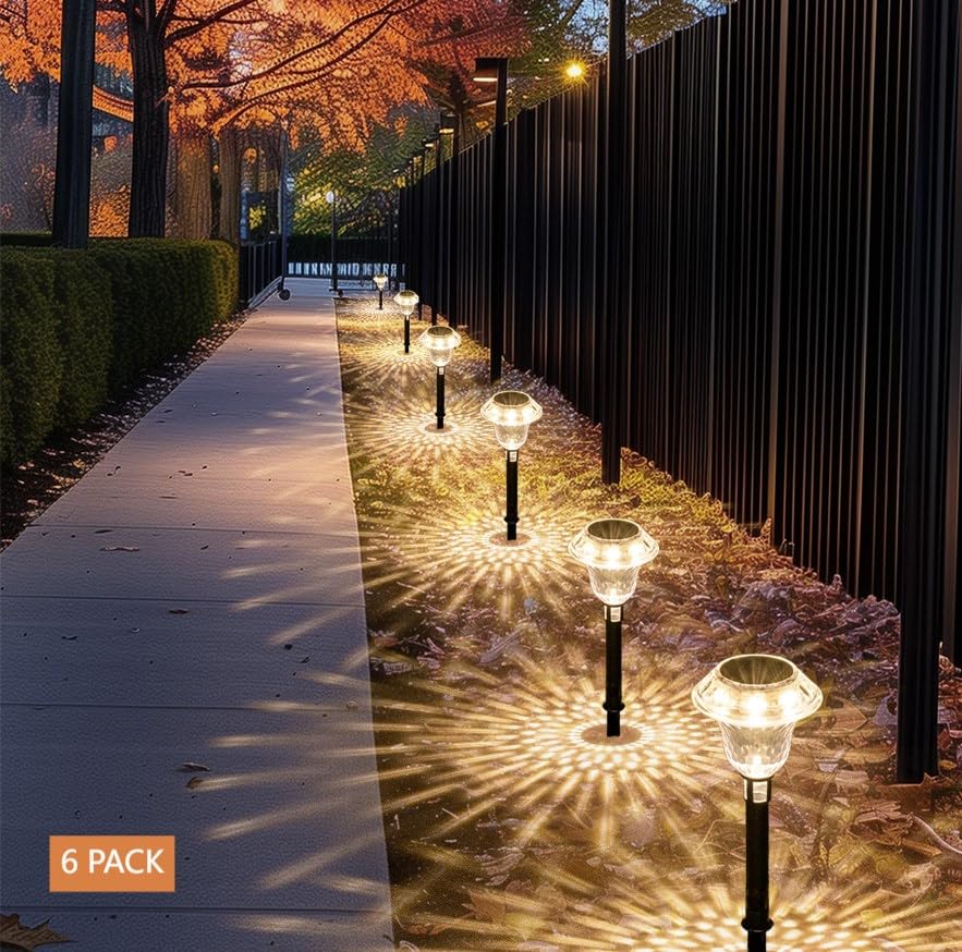 Solar Pathway Lights (6 Count)