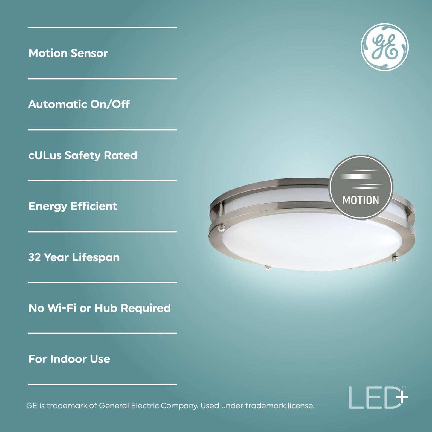 LED+ Motion Sensor Fixture