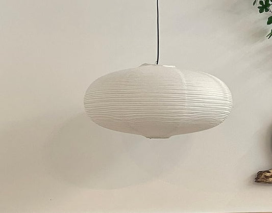(19.69'') Paper Lantern Shades, Pendant Oblate Paper Lampshade, White Big Chinese Lantern, Hanging Lighting Shade, Decor for wedding