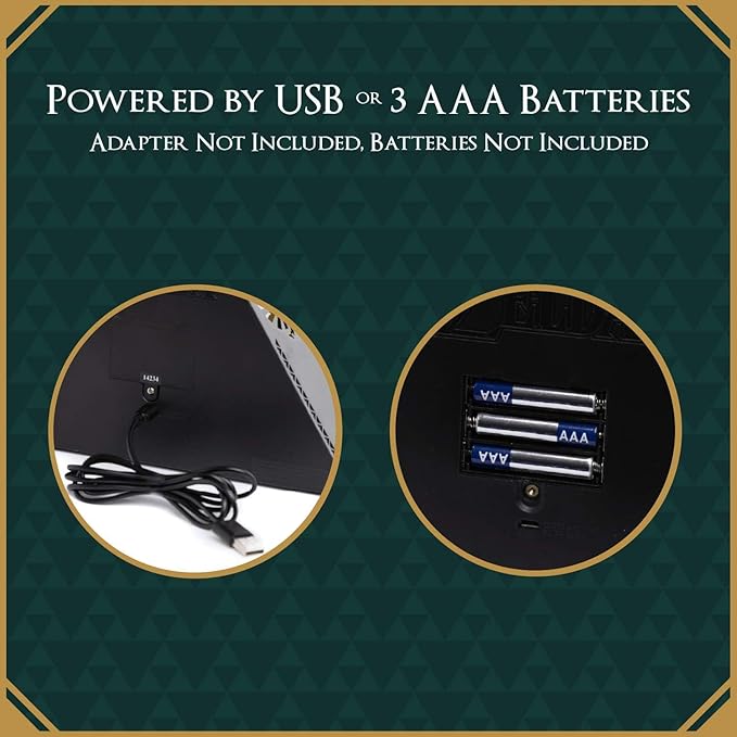 Paladone The Legend of Zelda Triforce Night Light - Decorative Lamp