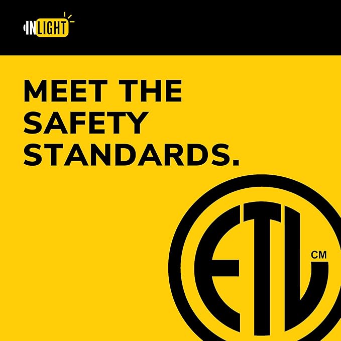 Getinlight 12-inch Hardwired Only 3 Color LED Under Cabinet Lighting, Selectable 3000K/4000K/5000K, Dimmable, Matte White Finished, ETL Listed, IN-0201-11-WH-345K