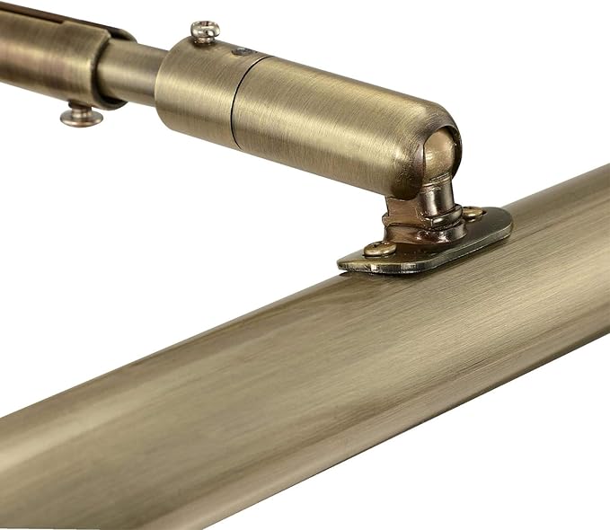 Westinghouse 7500700 7 Inch, 2 Watt Adjustable LED Picture Light, Antique Brass Finish, 3000K, White