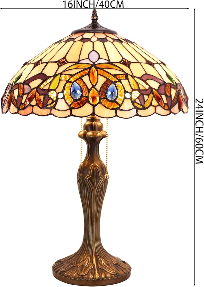 Werfactory Tiffany Style Table Lamp - Thumbnail 3