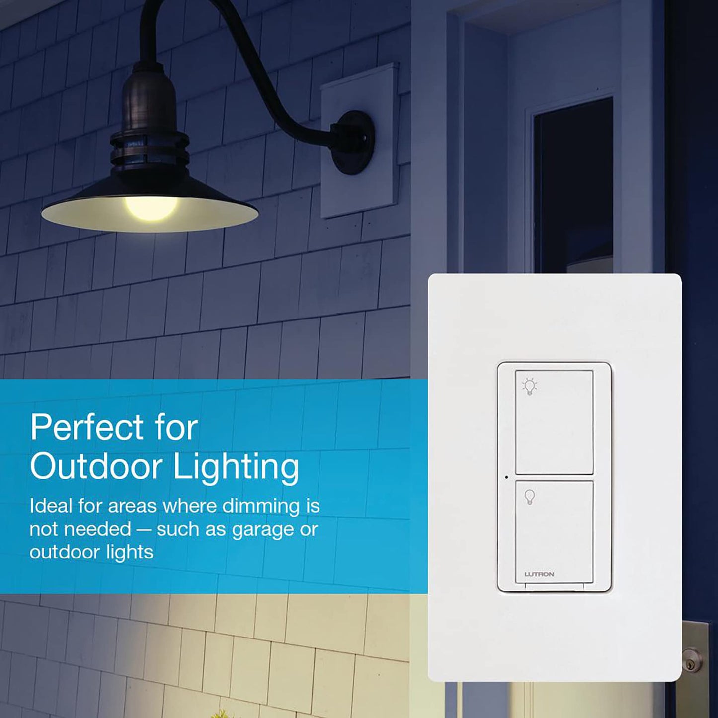 Caseta Smart Light Switch for Lighting and Fans