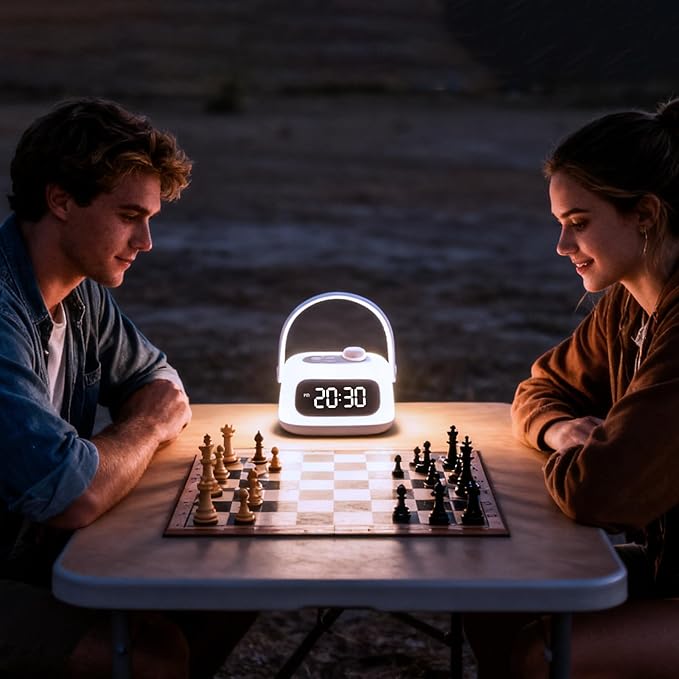 QANYI Lanterns for Power Outages,Portable and Rechargeable Night Light for Kids Room with Dimmable and Clock Time, LED Camping Lantern Emergency Lights Hanging and Table Lamp for Home,Tent,Camp,Girls