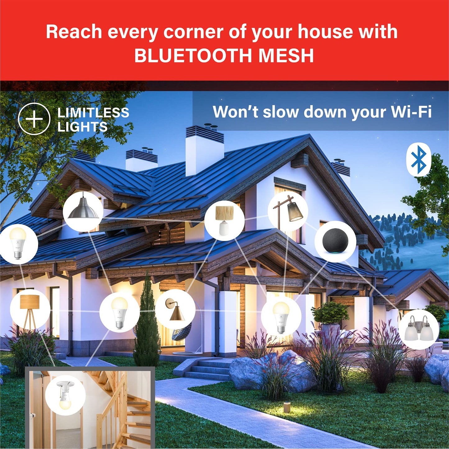 Alexa Light Bulb 75W Equivalent (4 Count)