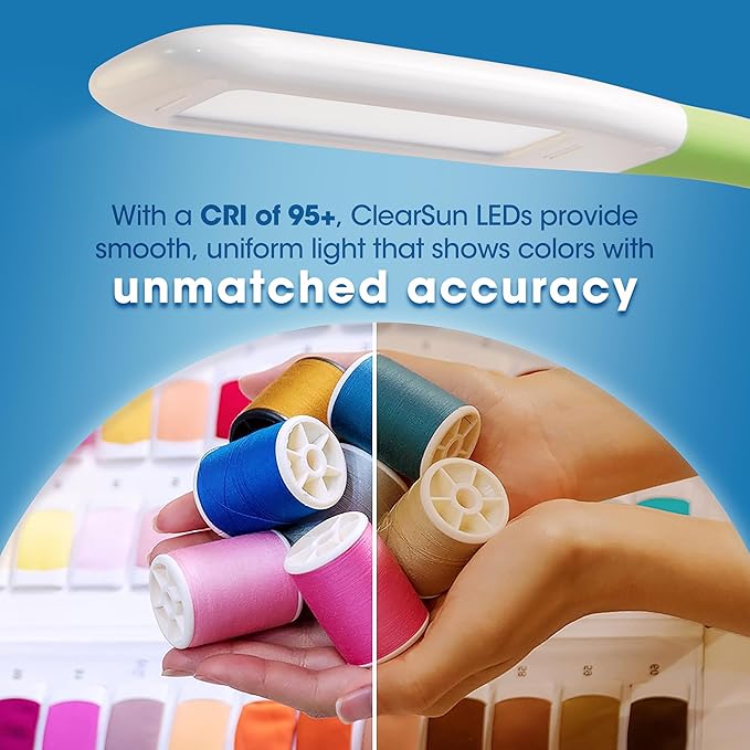 OttLite Organize LED Desk Lamp with USB Charging Port - Adjustable, Desk Light with Storage,Multicolored