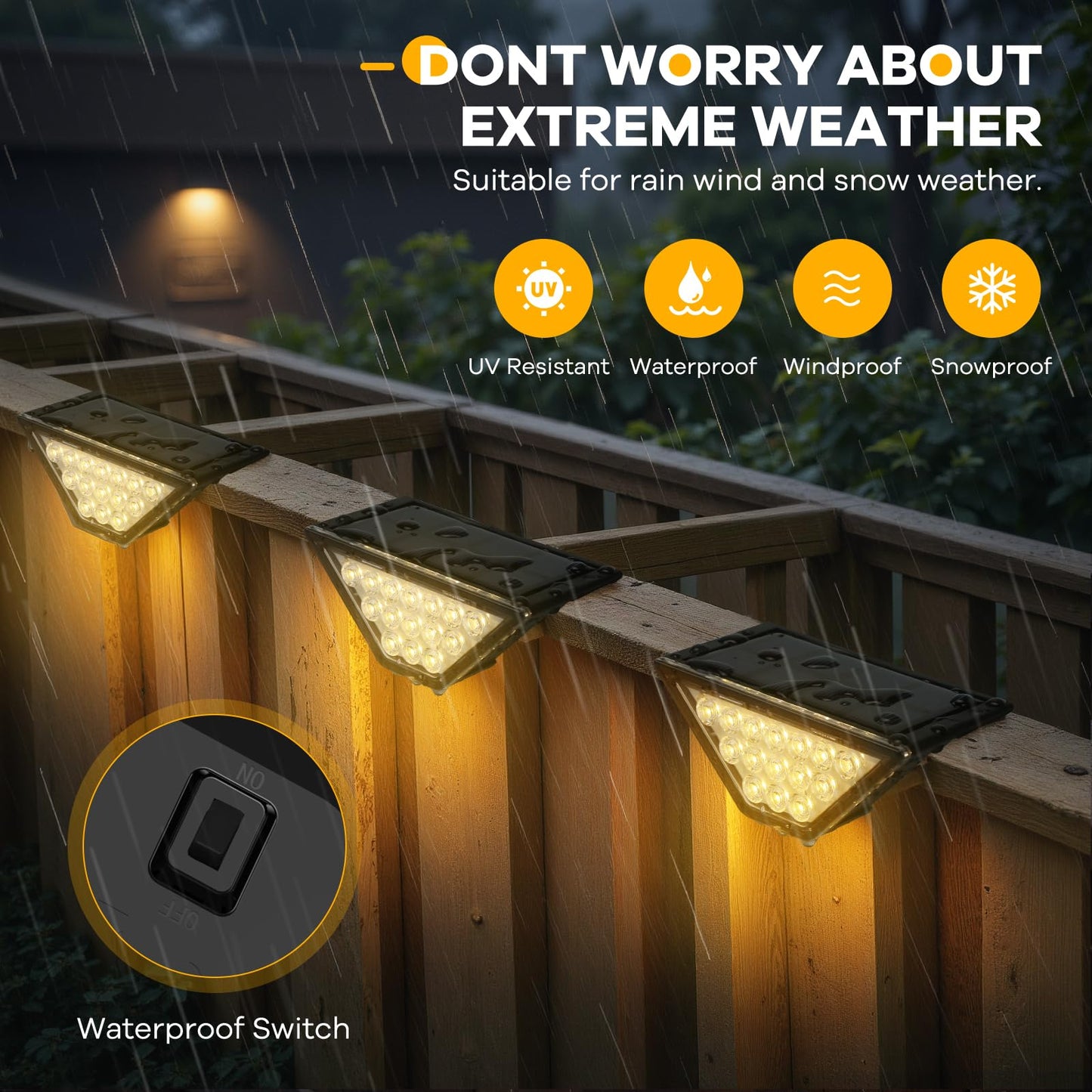 Solar Step Lights for Outside