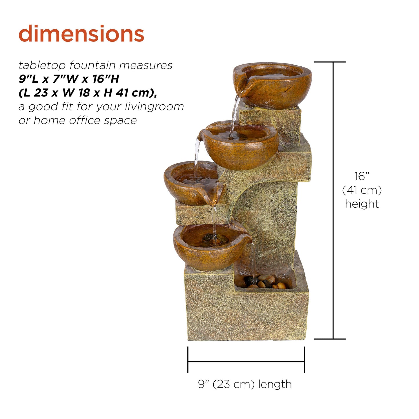 WCT726 16"H Indoor