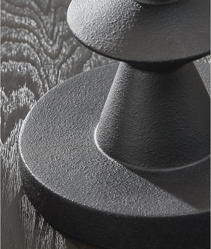 Signature Design by Ashley Luanndon Modern Polyresin Buffet Lamp with 3-Way Switch, Black & Beige