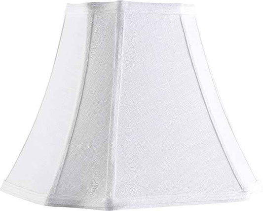 GOSO 13.2 Inch Off White Square Cut Corner Lamp Shade for Table Lamps,Floor Lamp, 6.5x13.2x10.6", Natural Linen, Replacement Lampshades Octangonal, Modern Lamps for Bedroom,Easy Assembly (1 Pc)