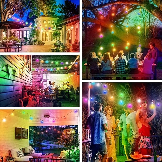 15 Pack S14 Colored LED Bulbs Green and Red Christmas LED Replacement Bulb 1W Outdoor String Light Bulb Plastic Shatterproof Edison Bulb E26 Red Decorative Light for Christmas Patio Home Decor