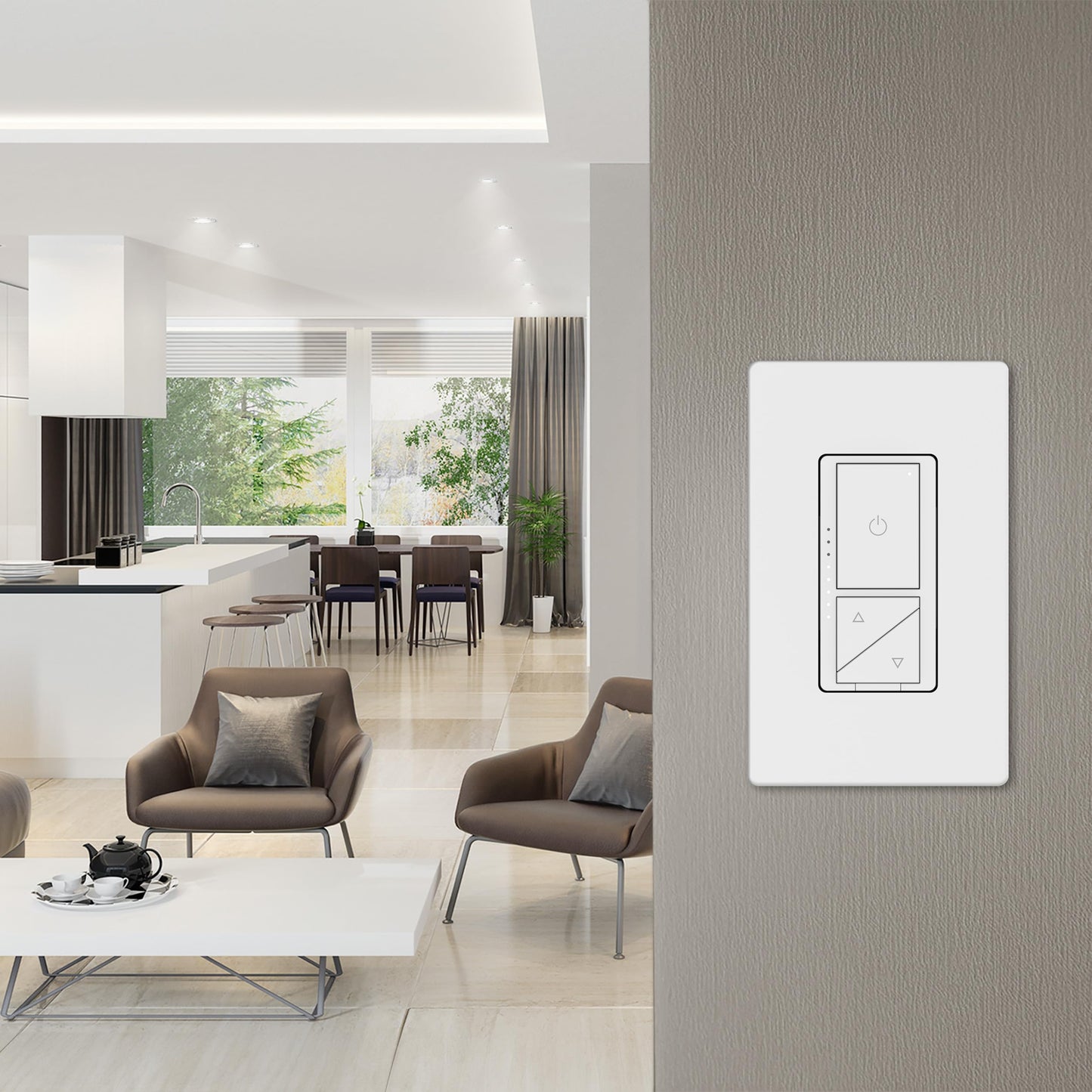 Smart WiFi Dimmer Switch with Remote