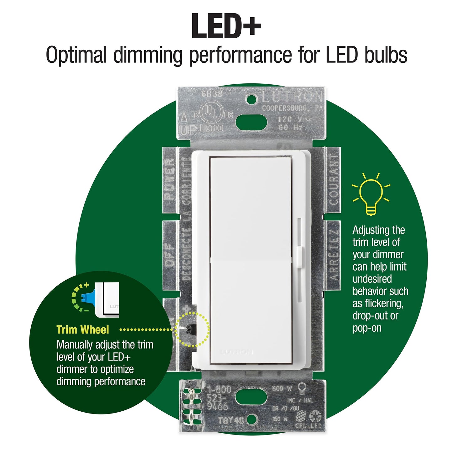 Diva LED+ Dimmer Switch