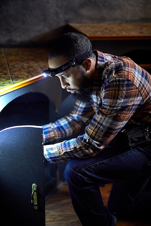 Energizer LED Headlamp Rechargeable X1000, Ultra Bright IPX4 Water Resistant Head Light, 1000 Lumen Turbo Mode, Headlamp for Outdoors, Power Outage Emergency, (USB Cable Included)