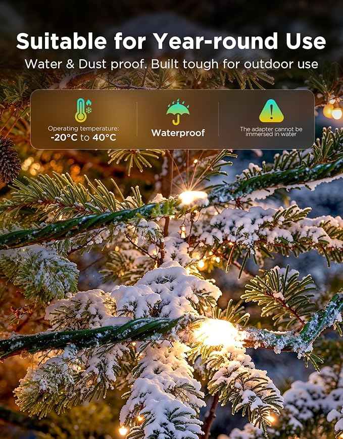 Govee Christmas Lights 2, RGBWIC 164FT 500LEDs String Lights for Holiday Decor, Smart Indoor Outdoor LED Decoration with Shape Mapping Function, 130+ Scene Modes, APP Control, Green Wire