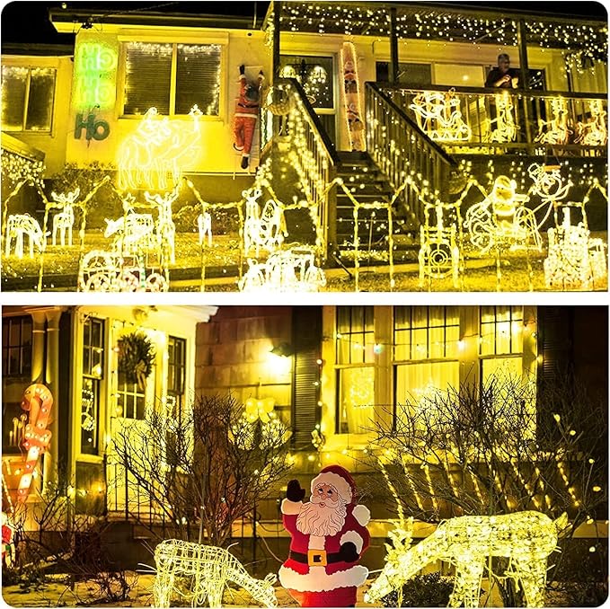 15 Pack S14 LED Bulbs Yellow Christmas Replacement Bulb for Outdoor String Lights 1W Vintage LED Edison Filament Bulb E26 Base Plastic Decorative Bulb for Outdoor Patio Christmas Decor(Yellow)