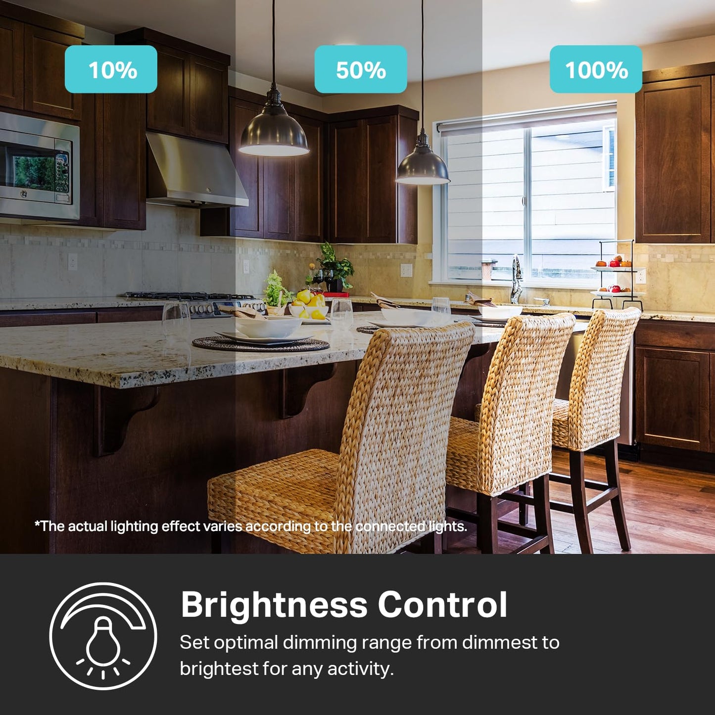 Kasa Matter Smart Dimmer Switch (3 Count)