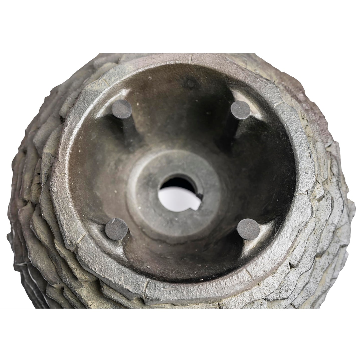 Stacked Slate Sphere Fountain