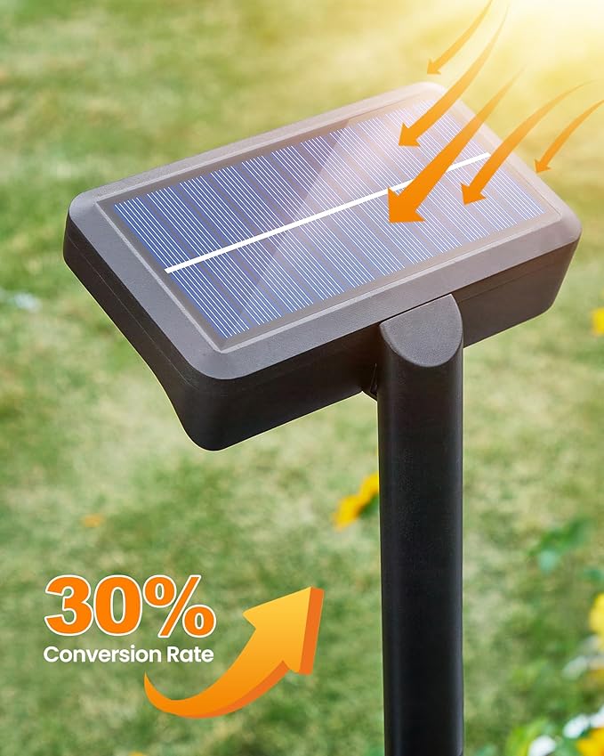 Clip On Solar Lights Outdoor, Motion Sensor Outdoor Lights, 92 LEDs 600LM Solar Fence Lights Outdoor Waterproof LED,Solar Lights for Fence, Deck, Gutter,Camping (2, Black-6000K)