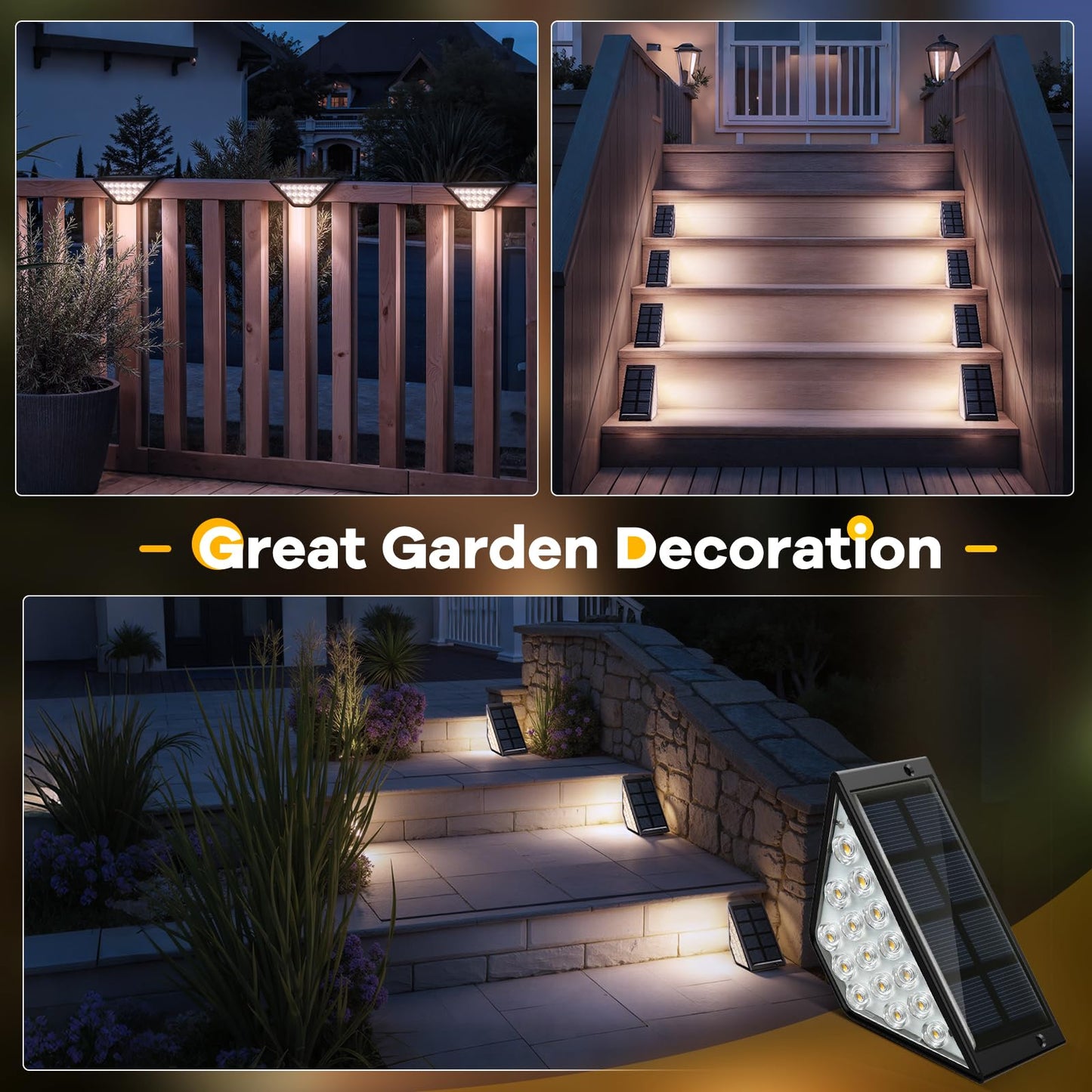 Solar Step Lights for Outside