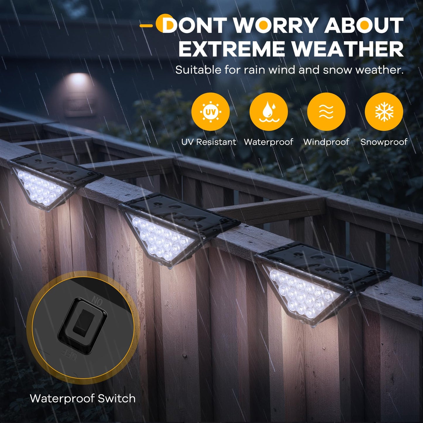 Solar Step Lights for Outside
