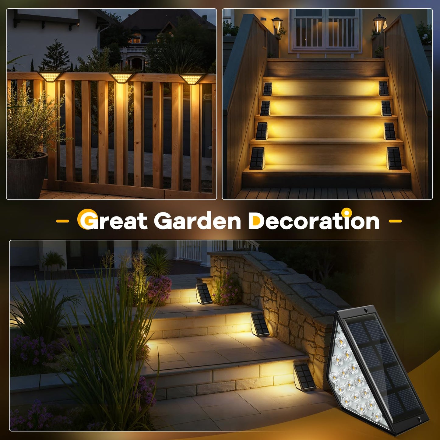 Solar Step Lights for Outside