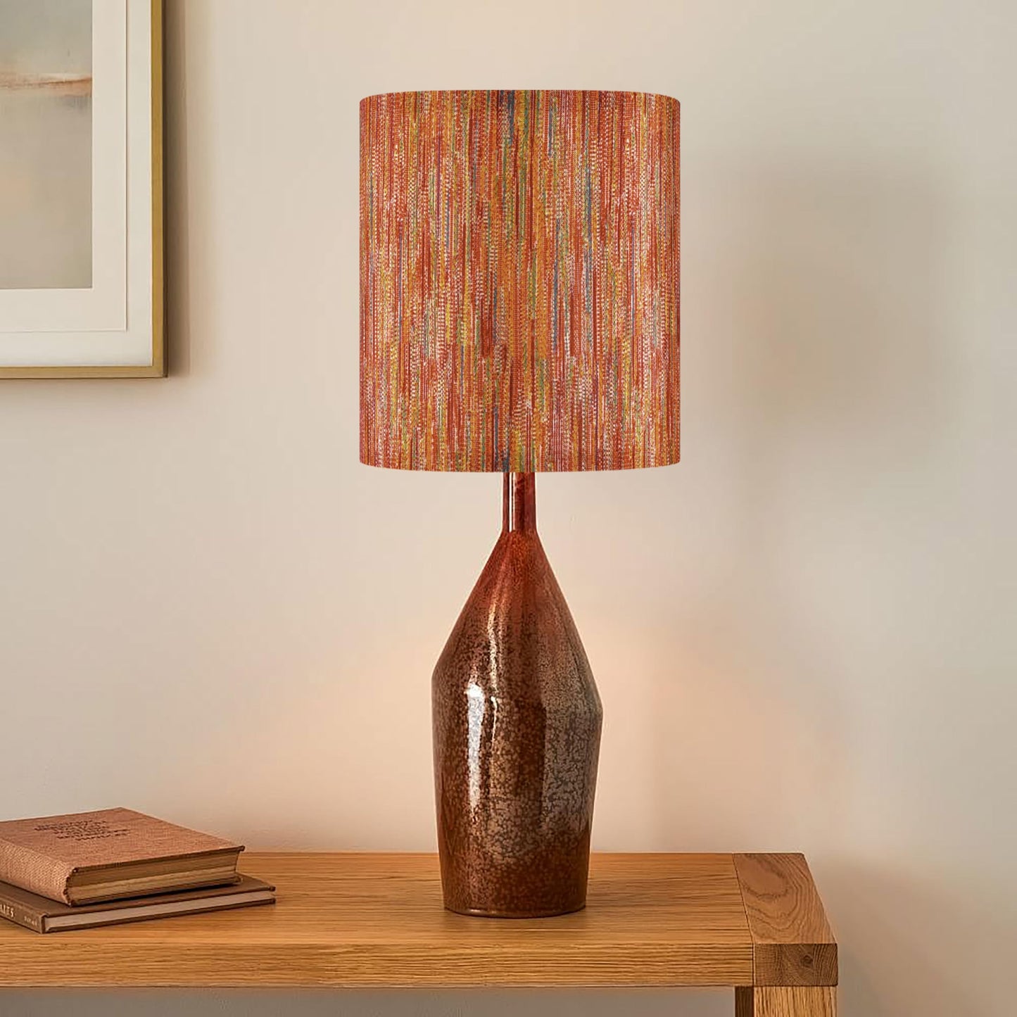 Small Multi Stripe Lamp Shades for Table Lamps Set of 2 (2 Count)