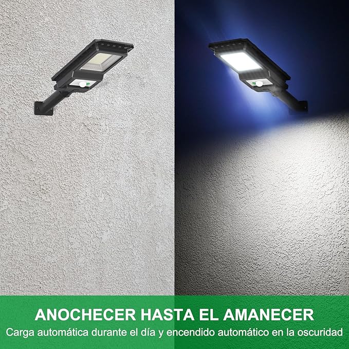 Engrepo Solar Lights Outdoor, 1000LM 156 LEDs Solar Powered Motion Sensor Light, Security Waterproof Solar Flood Light for Yard, Fence, Garden, Patio, Front Door, Shed, Deck, Path. 2 Pack