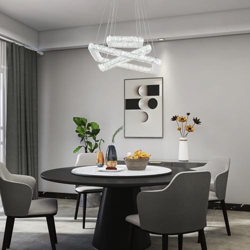 Modern Crystal Chandelier LED Ceiling Light