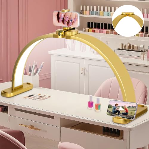 Super Large 31in Half Moon Light for Nail Desk