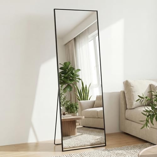 19"x58" Mirror Full Length (Claccic Black-rect / 58"L x 19"W)