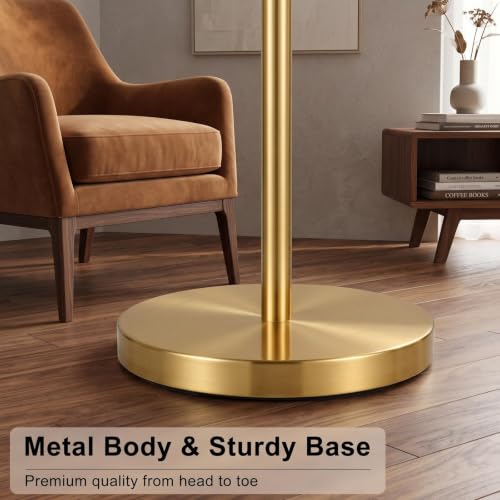Torchiere Floor Lamp (Brass Gold Floor Lamp)