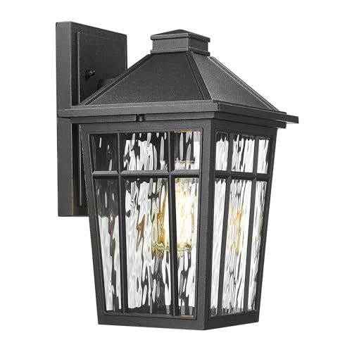 Outdoor Wall Lights for Porch (Black / 14inch-1pack)